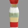 Color Block Backless Cami Knit Dress>MICAS Outlet