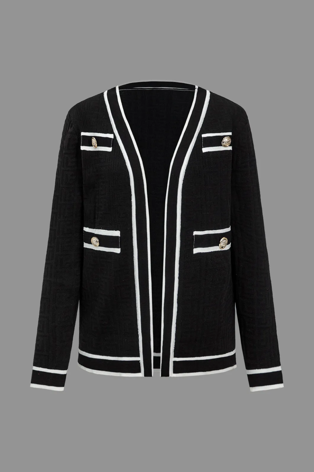 Color Block Button Cami Top And Shorts And Sweater Cardigan Set>MICAS Online