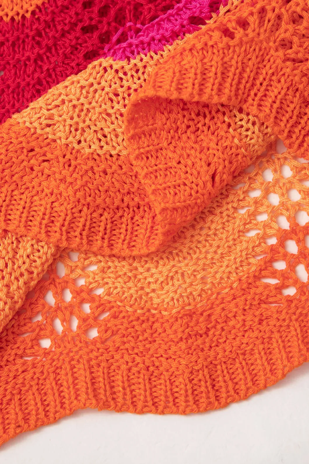 Color Block Crochet Knit Skirt>MICAS Discount