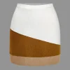 Color Block Knit Mini Skirt>MICAS Sale