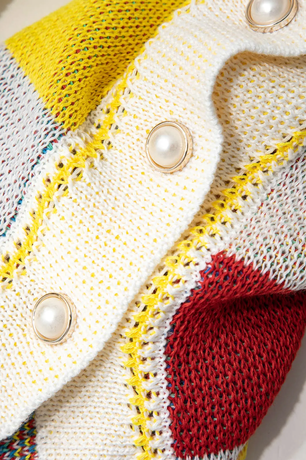 Color Block Knit Top and Split Mini Skirt Set>MICAS Hot