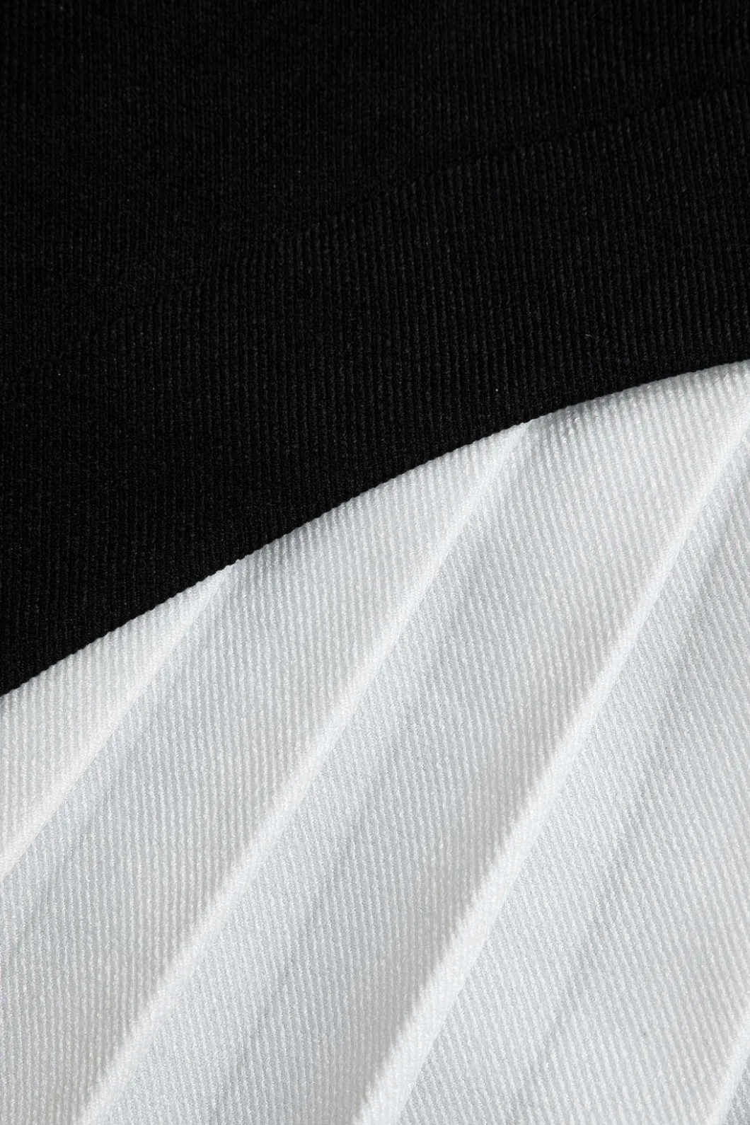 Color Block Pleated Asymmetrical Skirt>MICAS Sale