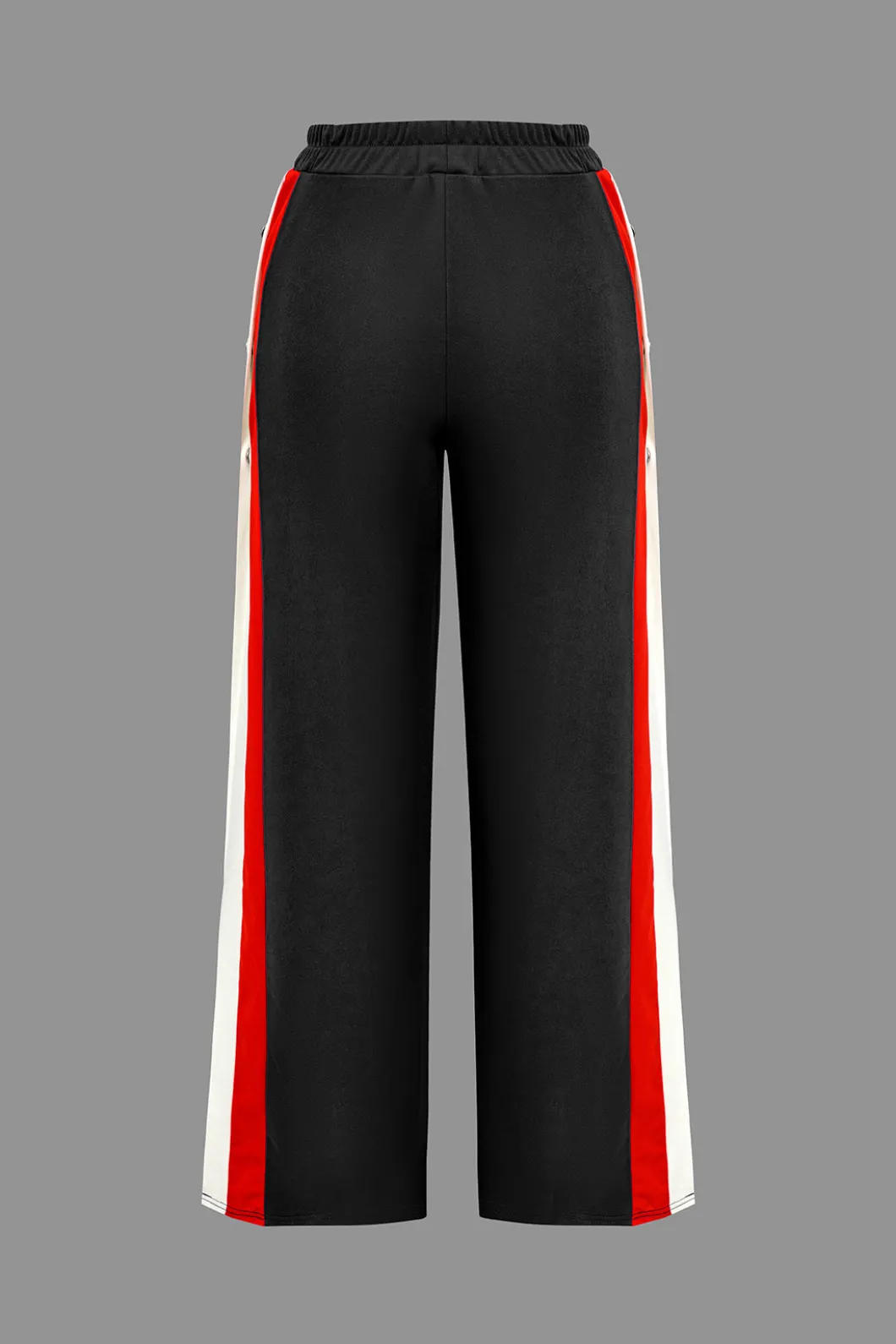 Color Block Wide Leg Trousers>MICAS Hot