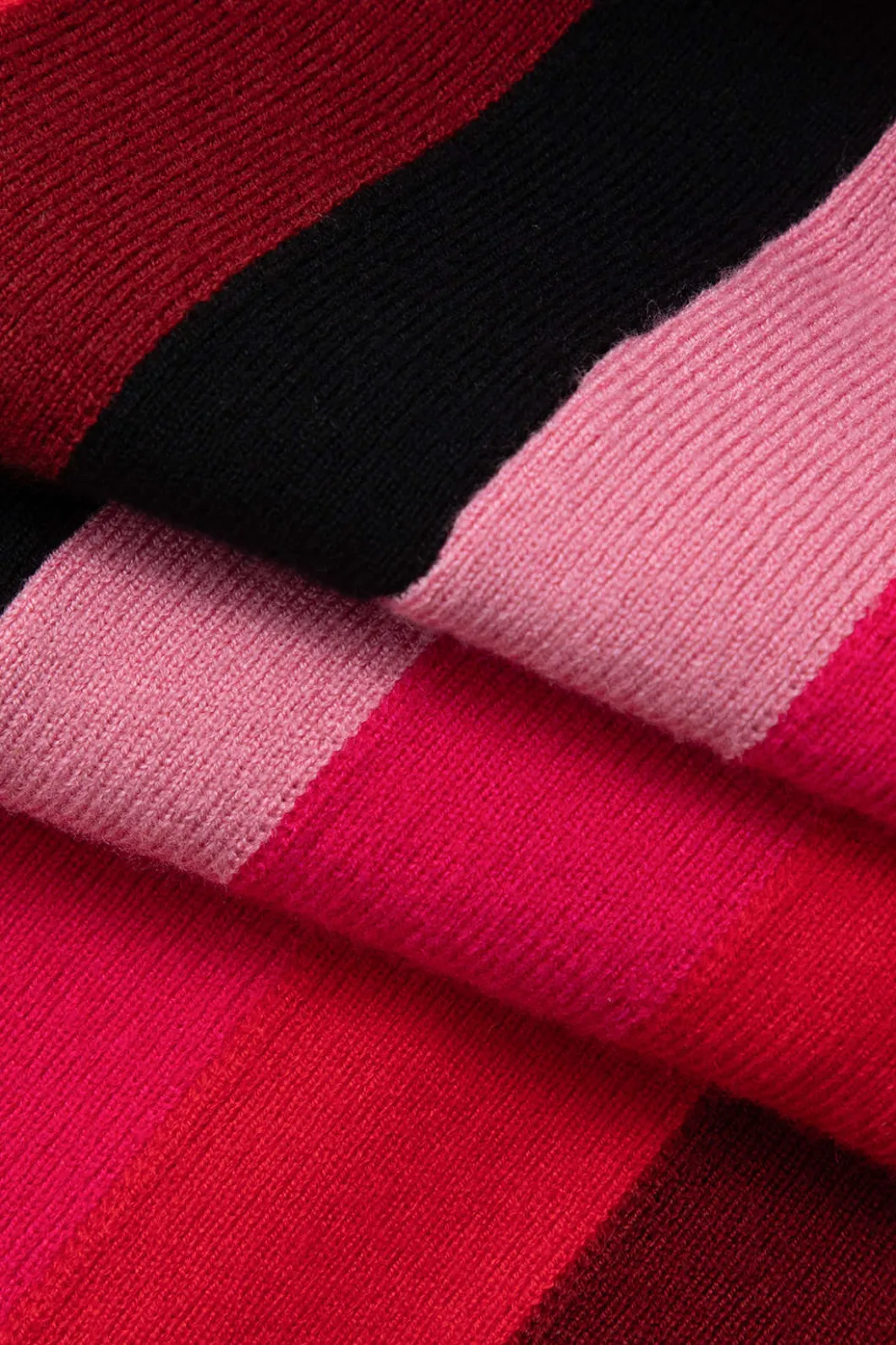 Colorblock Fringe Hem Sleeveless Knit Dress>MICAS Fashion