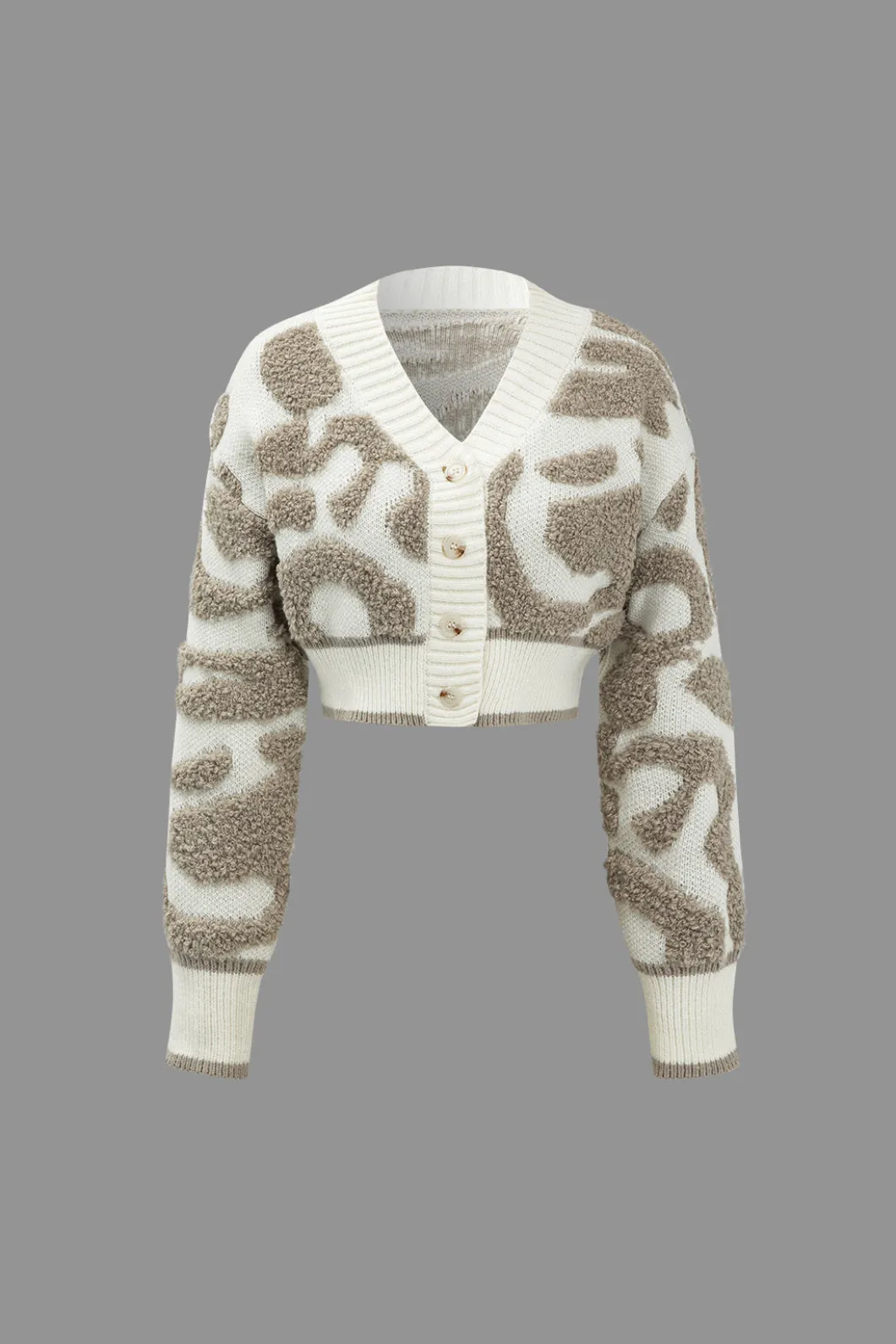 Colorblock V-neck Knit Button Up Cardigan>MICAS Sale