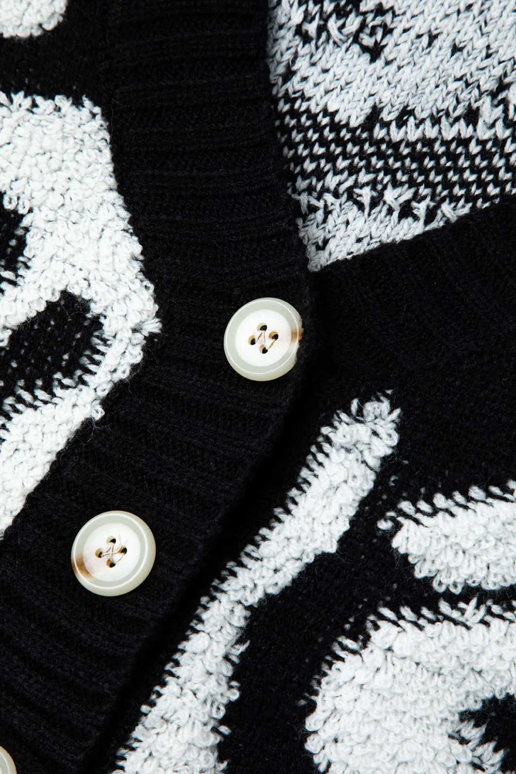 Colorblock V-neck Knit Button Up Cardigan>MICAS Sale