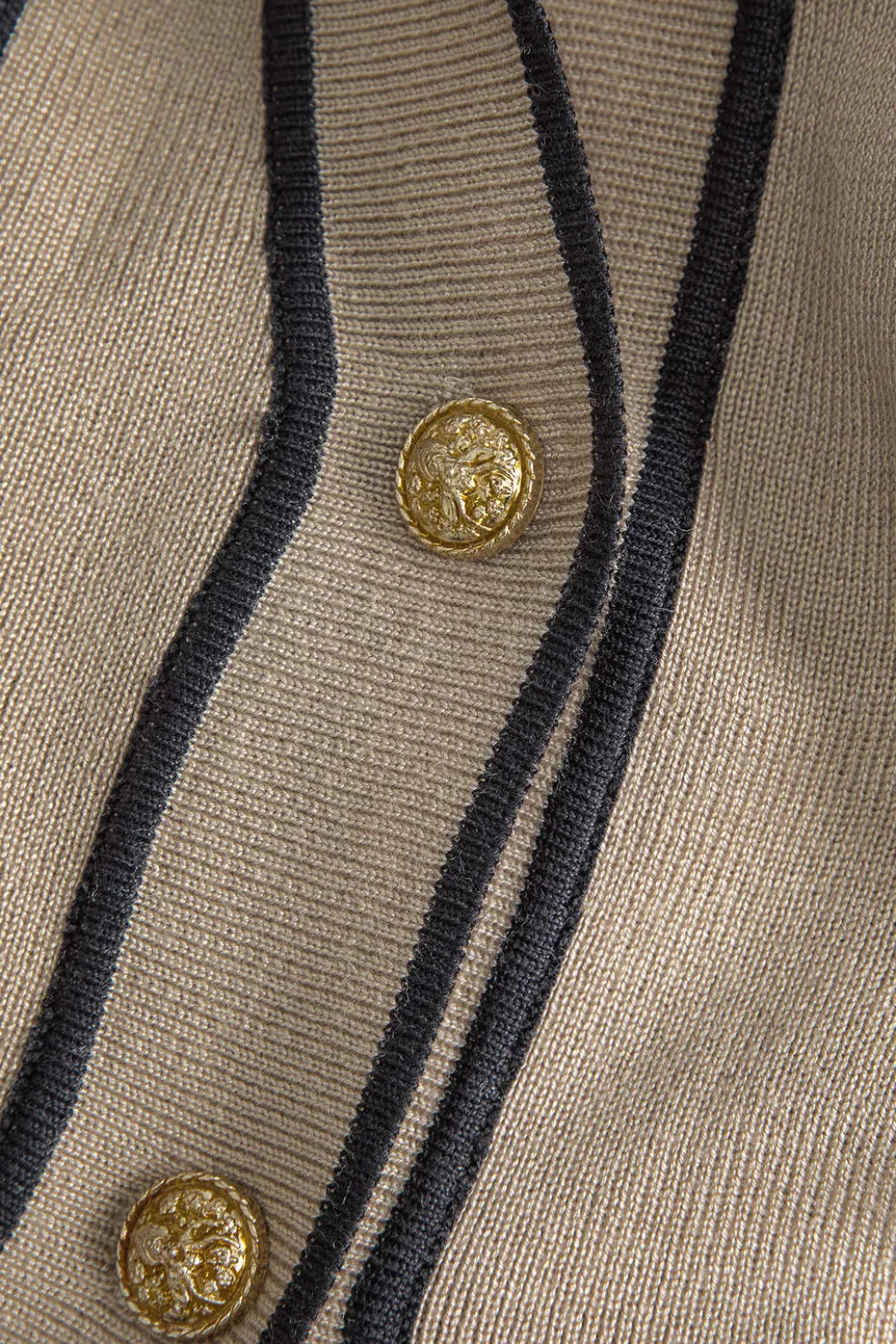 Contrast Binding Knit Top And Pants Set>MICAS Fashion