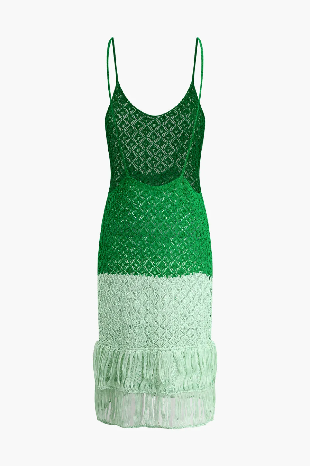 Contrast Crochet Slip Midi Dress>MICAS Outlet