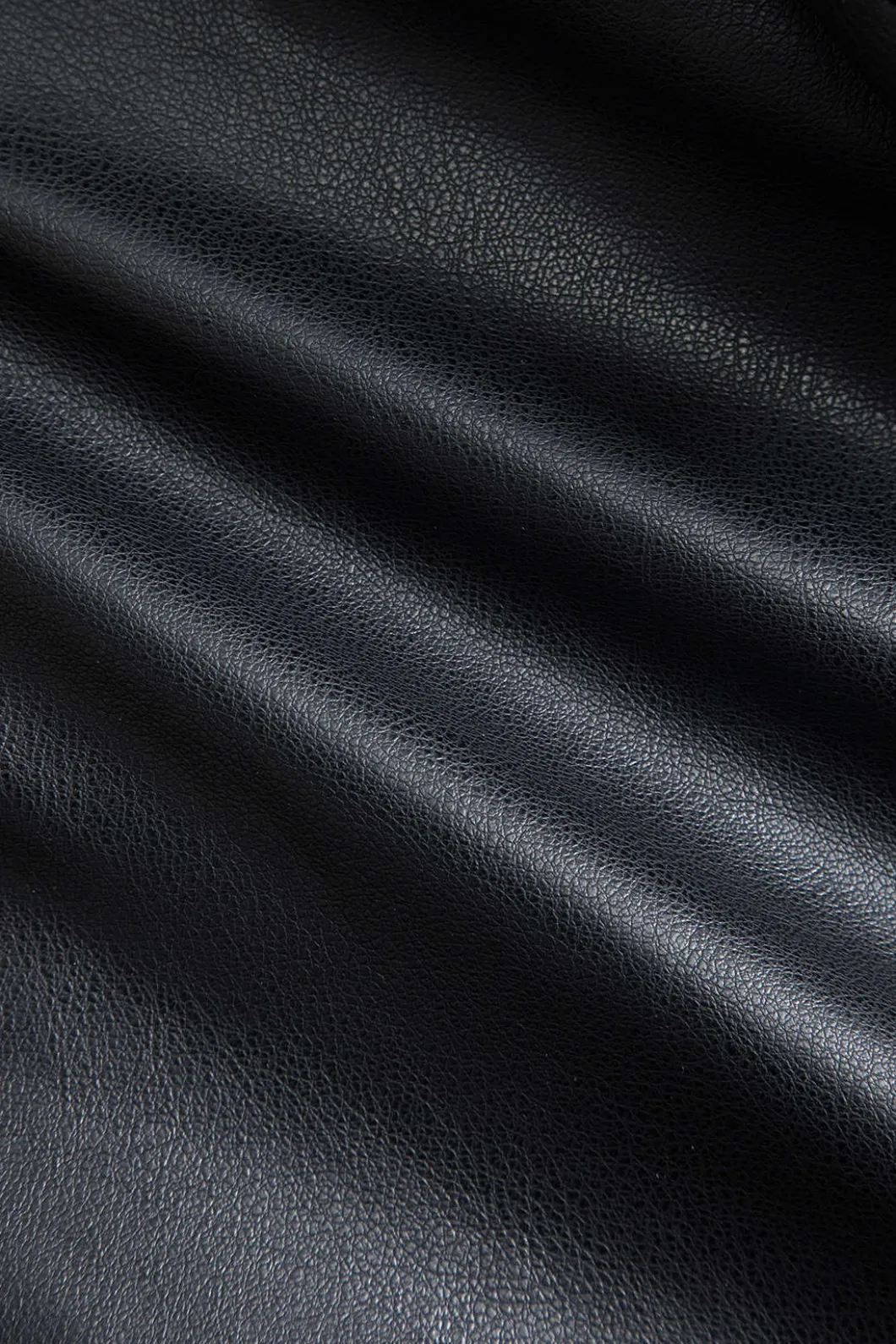 Contrast Faux Leather Patchwork Pocket Belted Coat>MICAS Best