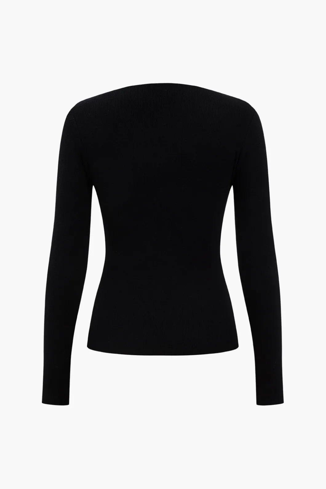 Contrast Knit Long-Sleeve Top>MICAS Hot