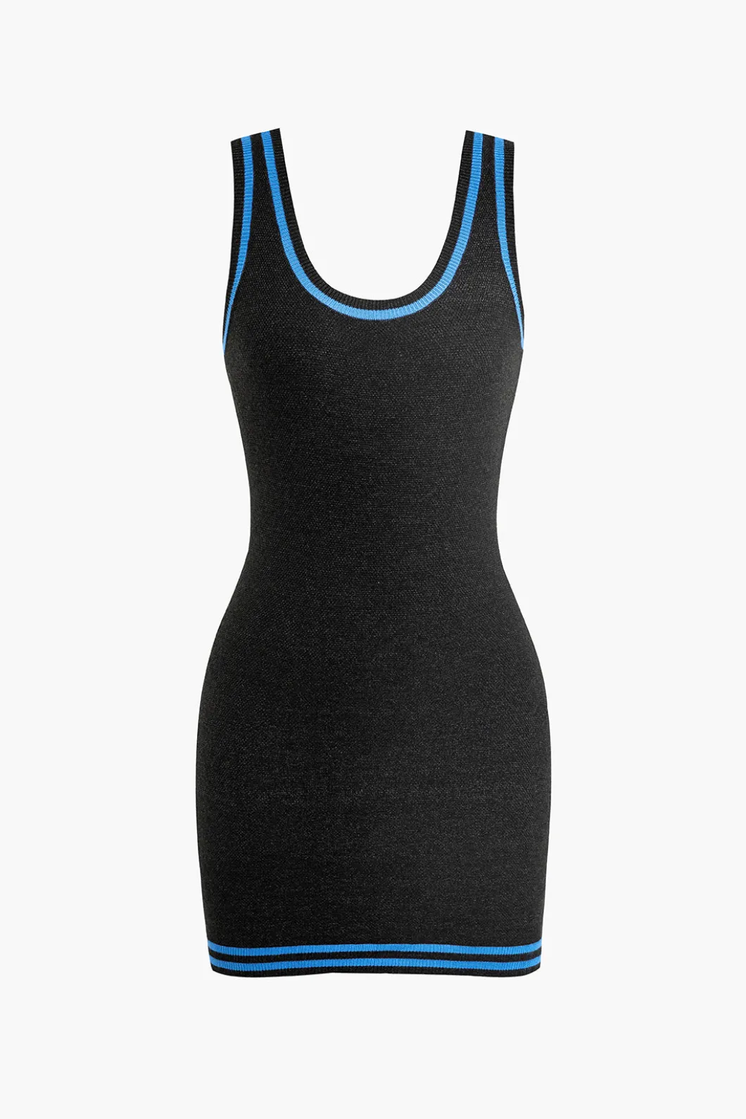 Contrast Knit Tank Mini Dress>MICAS Outlet