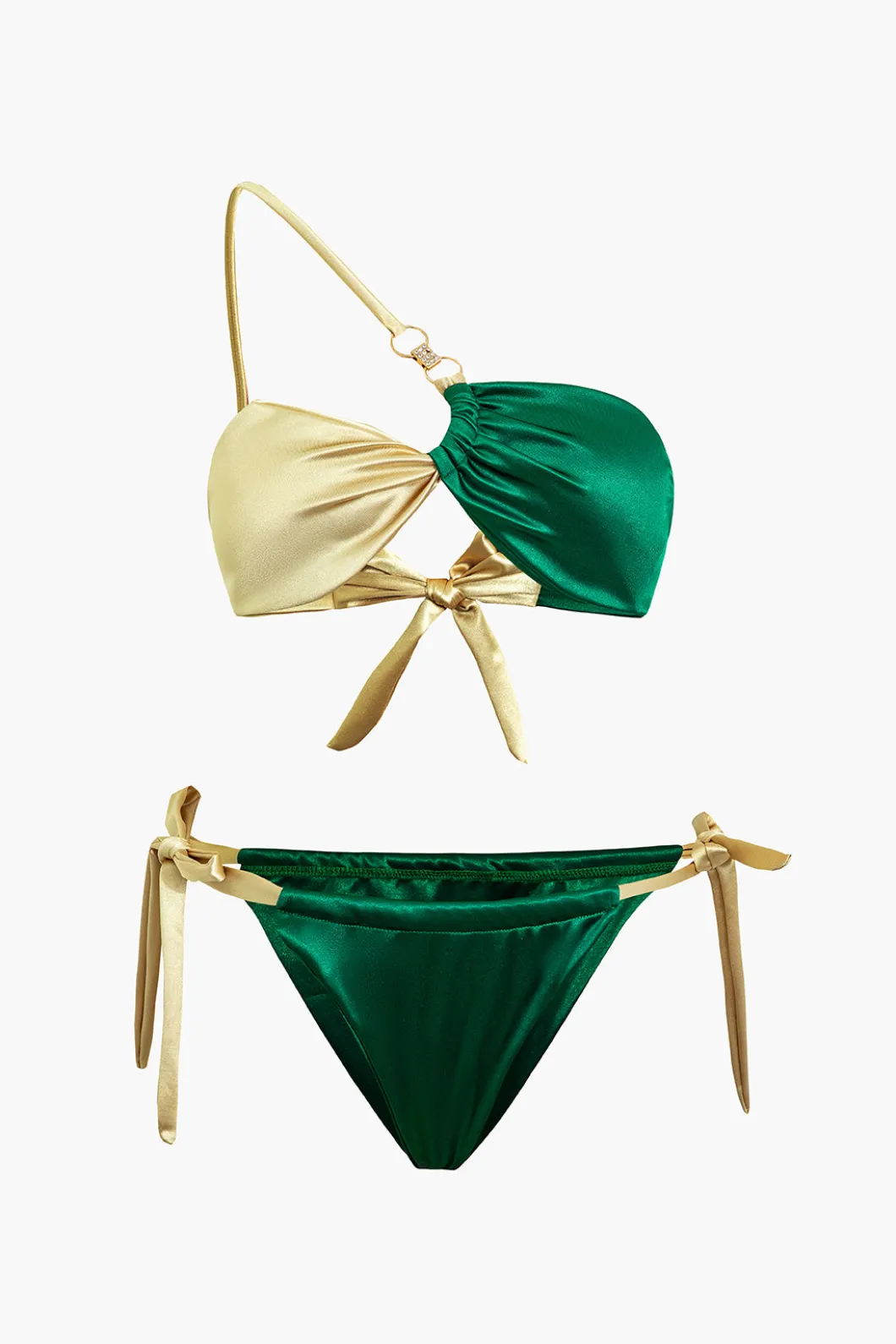 Contrast Knot Bikini Set>MICAS Clearance