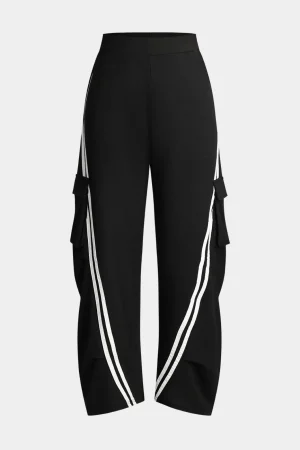 Contrast Pocket Wide Leg Trousers>MICAS Outlet