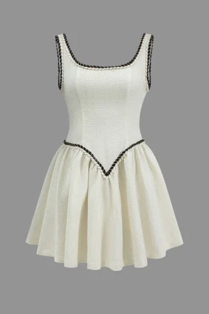 Contrast Ruched Slip Sleeveless Mini Dress>MICAS Best