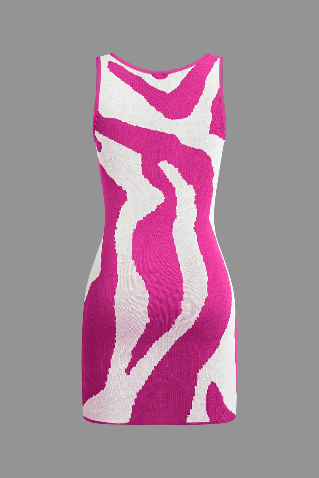 Contrast Sleeveless Knit Mini Dress>MICAS Sale