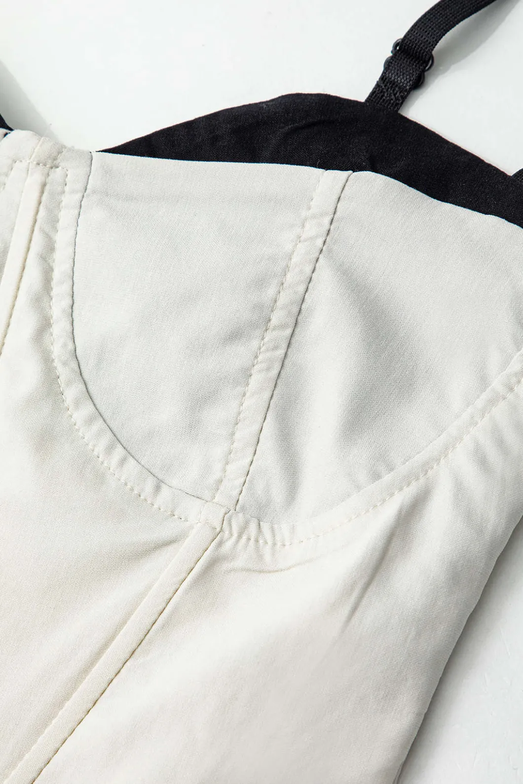 Contrast Strap Corset Cami Top>MICAS Sale