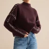 Contrast Sweater Long-Sleeve Top>MICAS Discount