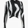 Contrast Sweater Long-Sleeve Top>MICAS Hot