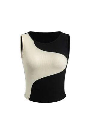 Contrast Tank Top>MICAS Outlet