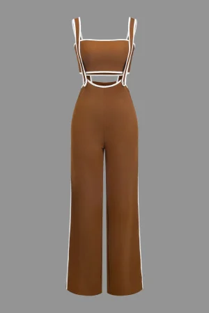 Contrast Trim Tube Top And Trouser Set>MICAS Best