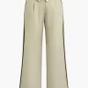 Contrast Waistband Wide Leg Pants>MICAS Clearance