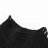 Contrast Whipstitching Turtleneck Long Sleeve Sweater>MICAS Online