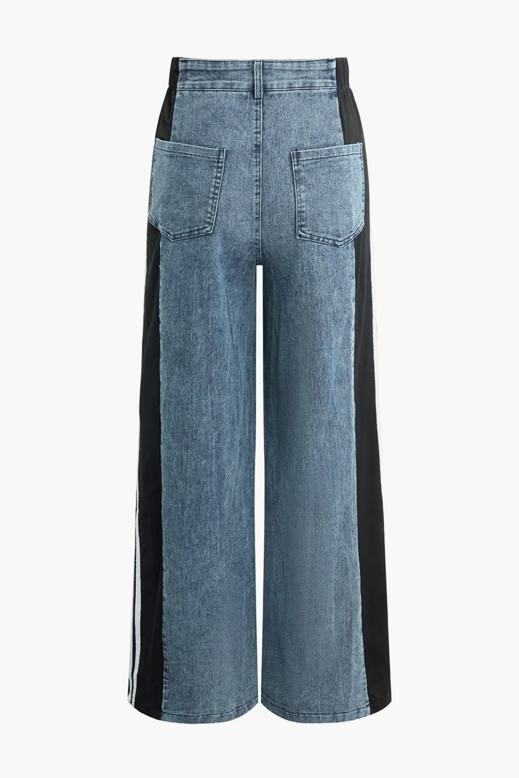Contrast Wide Leg Jeans>MICAS Discount