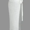 Crochet Knot Side Split Cover Up>MICAS Best