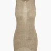 Crochet Sleeveless Cut Out Cover Up>MICAS Outlet