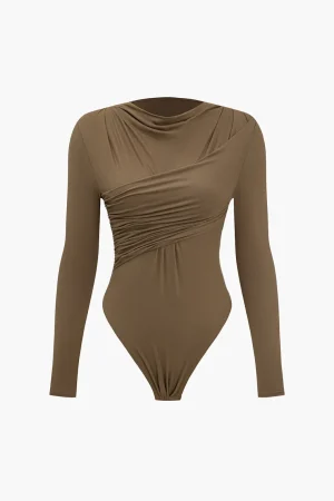 Crossed Ruched Bodysuit>MICAS Discount