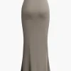 Cut Out Mermaid Maxi Skirt>MICAS Outlet