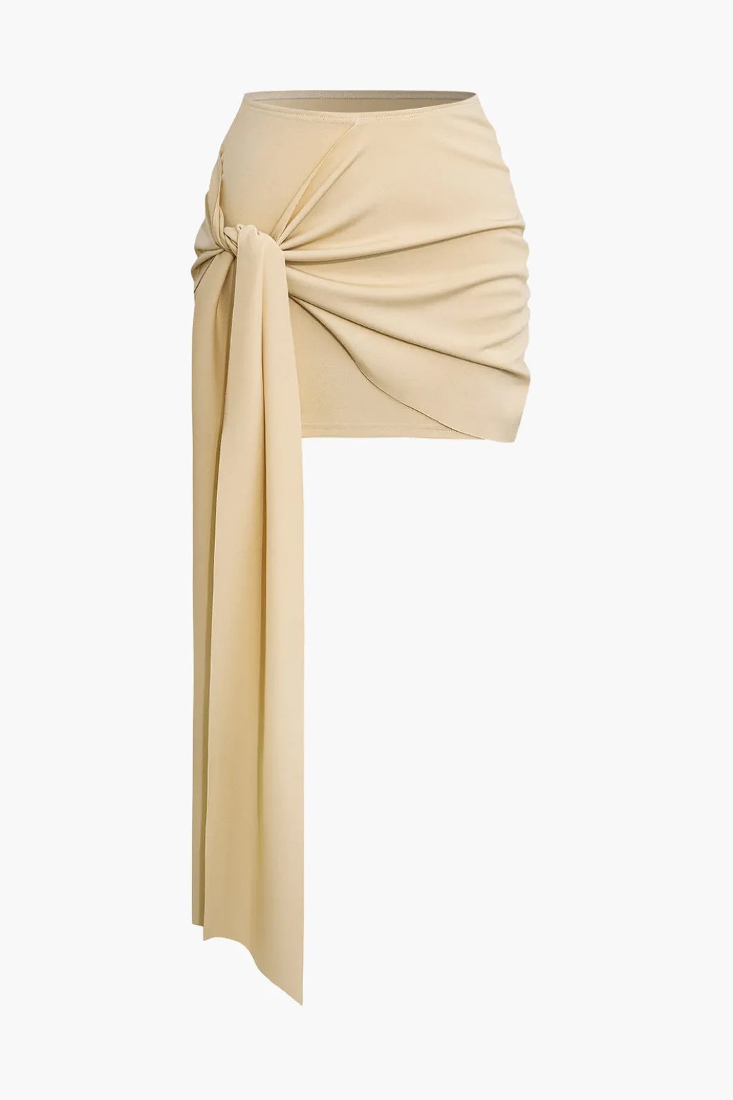 3D Floral Tube Top And Knot Mini Skirt Set>MICAS Fashion