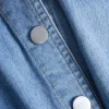 Denim Button Detail Straight Leg Jeans>MICAS Sale