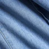 Denim Button Detail Straight Leg Jeans>MICAS Sale