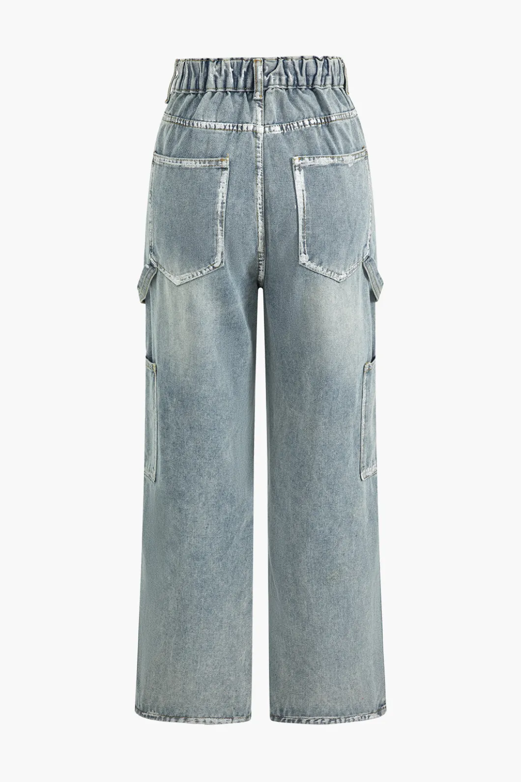 Denim Patchwork Design Jeans>MICAS Fashion