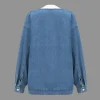 Denim Patchwork Pocket Sweater Cardigan>MICAS Discount