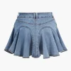 Denim Ruffle Skirt>MICAS Outlet