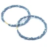 Distressed Denim Hoop Earrings>MICAS Best