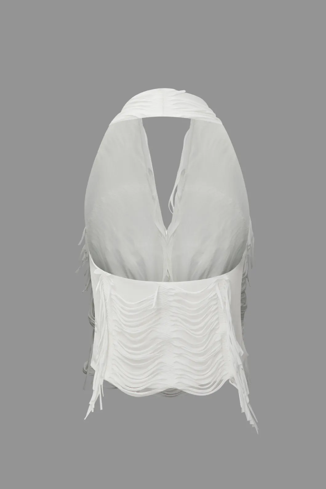 Distressed Halter Cami Top And Asymmetrical Mini Skirt Set>MICAS Best