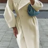Double Breasted Long Trench Coat>MICAS Clearance
