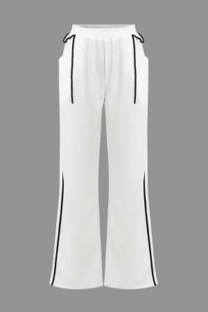 Drawstring Casual Trousers>MICAS Sale