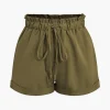 Drawstring Rolled Hem Shorts>MICAS Best