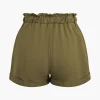 Drawstring Rolled Hem Shorts>MICAS Best