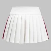 Drawstring Ruched Patchwork Skirt>MICAS Discount