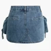 Faded Pocket Denim Mini Skirt>MICAS Clearance