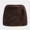 Faux Fur Button Mini Skirt>MICAS Discount