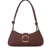 Faux Leather Belted Shoulder Bag>MICAS Clearance