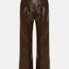 Faux Leather Crossed Trousers>MICAS Clearance