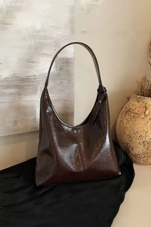 Faux Leather Shoulder Bag>MICAS Best