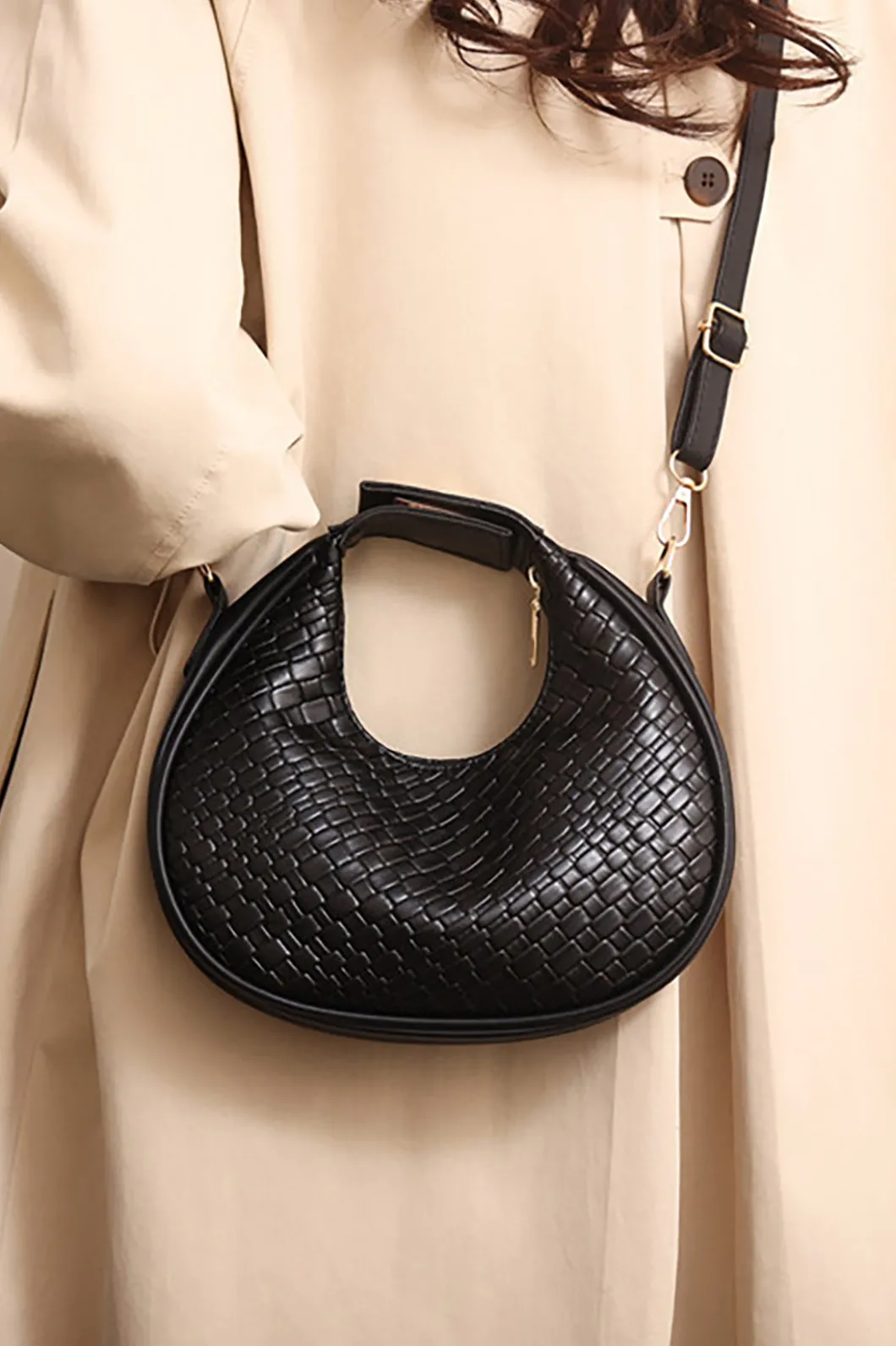 Faux Leather Vintage Tote Bag>MICAS Discount